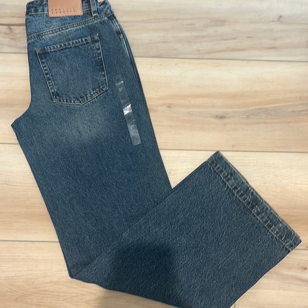PacSun Medium Blue Flare & Wide Leg Jeans
